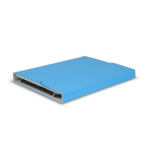 Hamlet Custodia Universale per Tablet PC da 7 e 8". Realizzata in Ecopelle di colore Azzurro con interni Grigio Chiaro. Ri