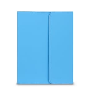 Hamlet Custodia Universale per Tablet PC da 7 e 8". Realizzata in Ecopelle di colore Azzurro con interni Grigio Chiaro. Ri
