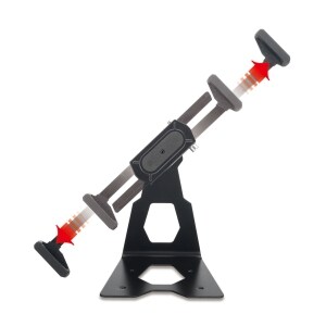 Hamlet Supporto Universale da Tavolo per Tablet PC  8-13" in metallo con cavo di sicurezza. Cavo di sicurezza e lucchetto 