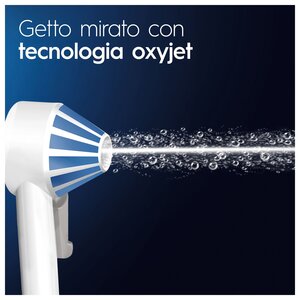 Oral-B AquaCare 4, Bianco, Irrigatore orale senza fili, Spazzolino rotante-oscillante, Pulsanti, Batteria