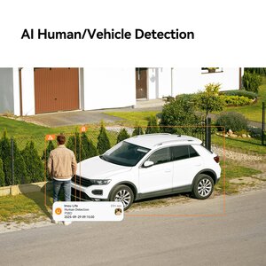 IMOU Videocamera di sorveglianza da esterno PS8D IP PoE 3K/5MP Full-Color ONVIF 2.8 mm con audio bidirezionale