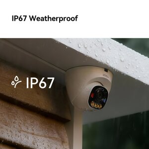 IMOU Videocamera di sorveglianza da esterno PS8D IP PoE 3K/5MP Full-Color ONVIF 2.8 mm con audio bidirezionale