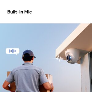 IMOU Videocamera di sorveglianza da esterno PS8D IP PoE 3K/5MP Full-Color ONVIF 2.8 mm con audio bidirezionale
