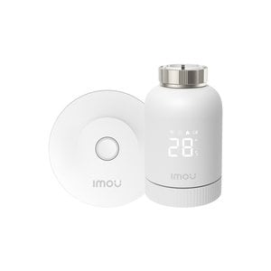 Imou  Kit  Termostato. Comprende hub ZG2-EU e valvola TRV1. Tramite l'hub si possono comandare tutte le periferiche Zigbee