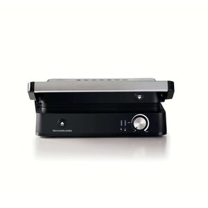 Ariete MetalGrill 3in1, Griglia elettrica per grigliate miste, 2000W, 3 modalità di cottura, Piastre antiaderenti, colore 