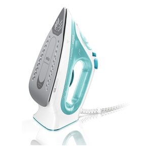 Braun TexStyle 3 Ferro da stiro a vapore, Piastra in Ceramica, 2 m, 150 g/min, 45 g/min, colore Turchese, Bianco