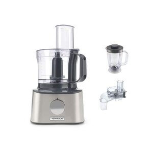 Kenwood MultiPro Compact FDM304SS robot da cucina, 800W, Capacità ciotola 2,1L, Metallico