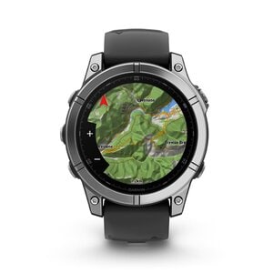Garmin fēnix® E – 47 mm, AMOLED Acciaio inossidabile con Silicone, Black