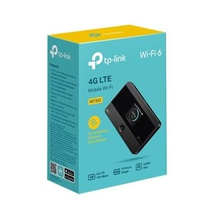 Tp-link ruoter portatile M7350 Connessione 4G LTE fino a 150Mbps Wi-Fi 6: Velocità fino a 287Mbps in 2.4GH Display integrato