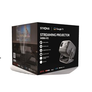 Strong Videoproiettore MIRA-X1 FHD 1080p - LCD - ruotabile a 121° - proiezione da 40" a 120", 500 ANSI Lumens -  1 x HDMI,