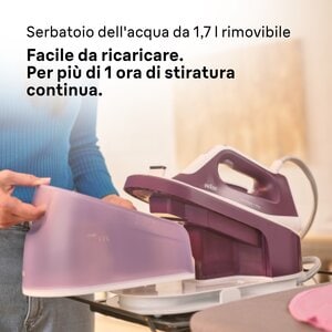 Braun CareStyle 1 Sistema stirante Pro IS1514VI, 2200 W, 400 g/min, Piastra in Ceramica, 6 bar, 1,7 L, 120 g/min