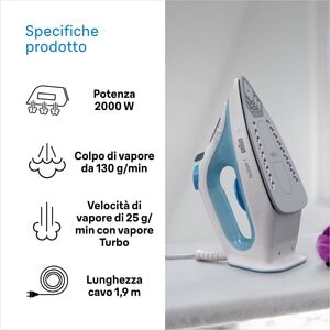 Braun TexStyle 1 Ferro da stiro a vapore