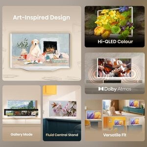 Hisense 32S5Q, 81,3 cm (32"), 1920 x 1080 Pixel, QLED, Smart TV, Wi-Fi, Argento, Bianco