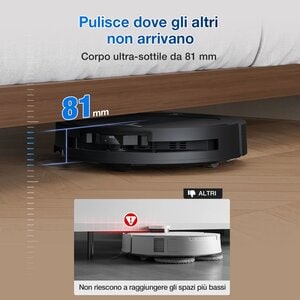 Ecovacs Deebot T50 Omni Gen 2, Sacchetto per la polvere, Nero, Rotondo, Sacchetto per la polvere, Carica, Purification, 63 dB