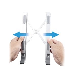 Hamlet Tiramisù PRO Supporto per Notebook da viaggio in alluminio per una corretta postura, richiudibile ed ergonomico. De