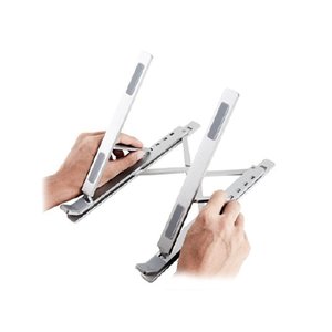 Hamlet Tiramisù PRO Supporto per Notebook da viaggio in alluminio per una corretta postura, richiudibile ed ergonomico. De