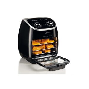 Ariete 4619 Airy Fryer Oven, Friggitrice ad Aria e Forno Elettrico con Girarrosto, Cestello Rotante, Essiccatore, 2000W, c