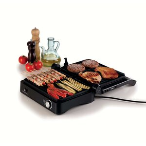Ariete MetalGrill 3in1, Griglia elettrica per grigliate miste, 2000W, 3 modalità di cottura, Piastre antiaderenti, colore 