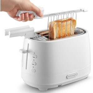 Tostapane DeLonghi CTLAP2203.W - 550 W - 2 Fette - Bianco