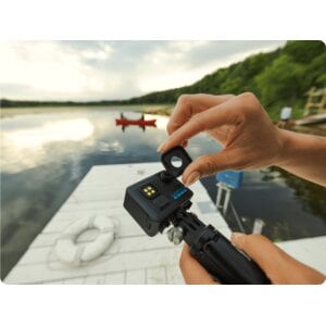 LIT HERO ACTION CAMERA LEGGERA COMPATTA IMPERMEABILE LUCE INTEG