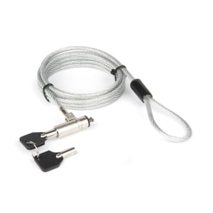Hamlet Cavo di sicurezza per notebook con Attacco attacco Nano Slot (2,5 x 6 mm), lucchetto a Chiave. Lunghezza 150 cm. Ca