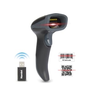 Hamlet Barcode Scanner Professionale 2D/1D Wireless 2.4Ghz e Bluetooth. Tecnologia di scansione 2D Area Imager con sensore