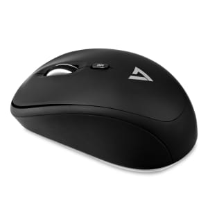 V7 Mouse ottico mobile wireless  nero 2.4Ghz 4 pulsanti 