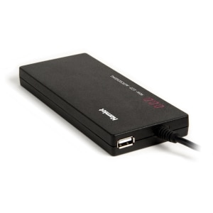 Hamlet Alimentatore Universale Notebook SLIM 90W AUTOSENSING LCD con USB charger da 5V 1A. In dotazione 13 connettori Incl