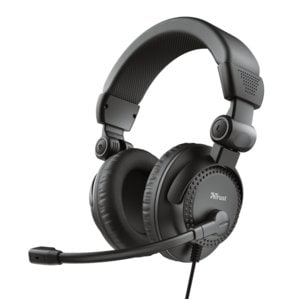 Trust COMO Comode cuffie over-ear ripiegabili per PC con ampi e morbidi padiglioni e archetto regolabile