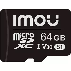 IMOU - Scheda Micro-SD IMOU, 64GB, Classe 10, Classe velocità UHS U3, Lettura 95 MB/s - Scrittura 35 MB/s Compatibile con 