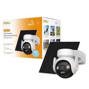IMOU AOV PT Kit 4G+ – Telecamera da interno/esterno 4G e Wi-Fi a batteria ricaricabile con risoluzione 3K (5MP) e tecnolog