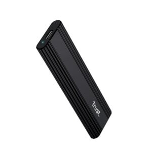 Trust Custodia USB-C per SSD M.2
Dimensioni ridotte, grande capacità di archiviazione
Con un design universale, questa custodia per SSD funziona con qualsiasi laptop o telefono con connessione USB-C e supporta M-Key SSD in diversi formati fino a 4 TB. Grazie alla velocità di trasferimento fino a 10 Gbps, è la soluzione portatile perfetta per archiviare ed eseguire il backup dei file alla velocità della luce.
Portatile e pratica
Questa custodia compatta in alluminio è perfetta per i viaggi. Il cacciavite e le viti incluse consentono di montare la custodia per SSD in pochi minuti e di collegarla facilmente al dispositivo tramite il cavo USB-C-C o il convertitore USB-C-A in dotazione. Semplice come contare fino a 3: SSD!