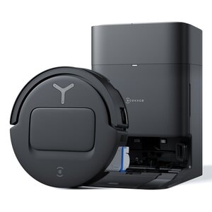 Ecovacs Deebot T80 Omni, OZMO ROLLER, ZeroTangle 3.0, TruEdge 2.0, 18000 Pa, Nero