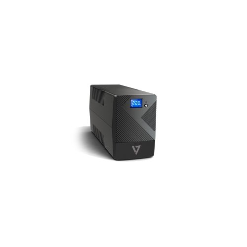 UPS line-interactive V7 UPS1P600E - 600 VA/360 W Desktop - AVR - Ricarica 6 Ore - 230 V ca Ingresso - 4 x alimentazione CA