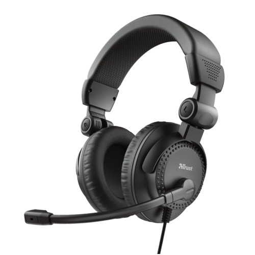 Trust COMO Comode cuffie over-ear ripiegabili per PC con ampi e morbidi padiglioni e archetto regolabile