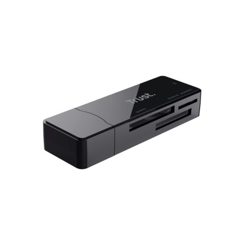 Lettore di schede TRUST NANGA CARDREADER USB-A 3.2 - NERO