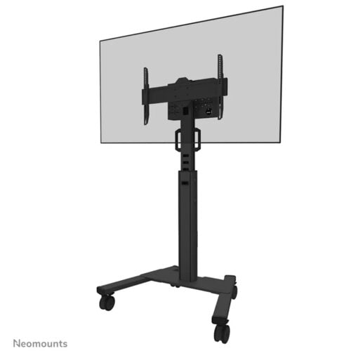 Neomounts - Carrello con ruote per monitor da 37" a 75", regolabile in altezza, portata 70 kg, VESA max 600x400, colore nero