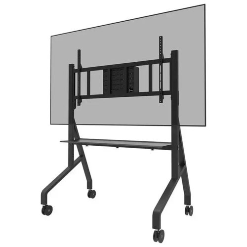 Neomounts MOVE Go XL FL50-575BL1 - Carrello per display da 65" a 115" - portata 125 kg - manuale - Altezza 129-139 cm - VE