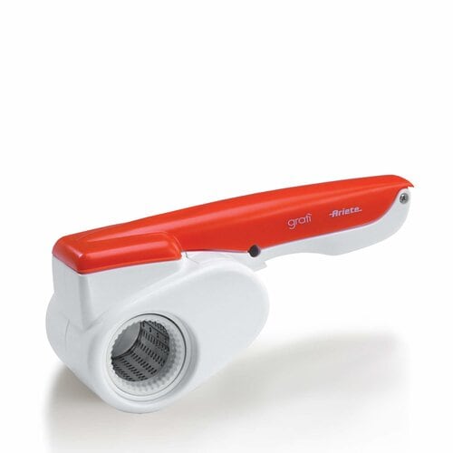 Ariete 440 Gratì, Grattugia elettrica senza filo, batteria ricaricabile, rullo in Acciaio Inox, Arancione