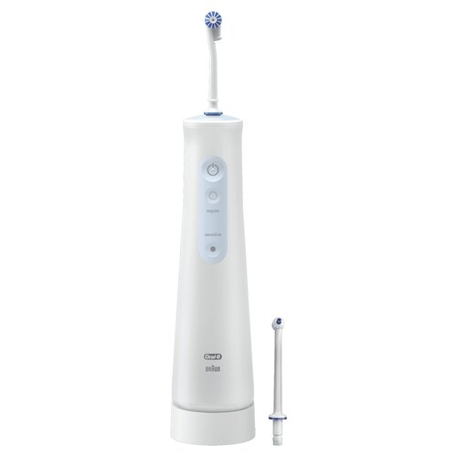 Oral-B AquaCare 4, Bianco, Irrigatore orale senza fili, Spazzolino rotante-oscillante, Pulsanti, Batteria