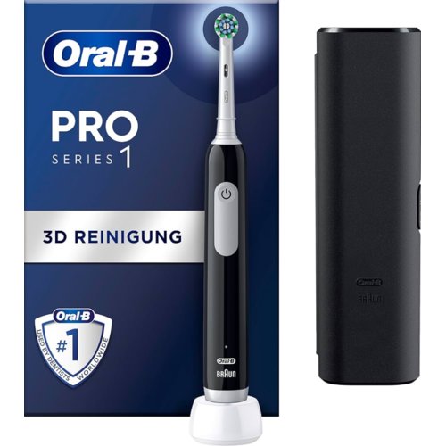 Braun Oral-B Pro 1 Cross Action Adulto Spazzolino rotante-oscillante Nero