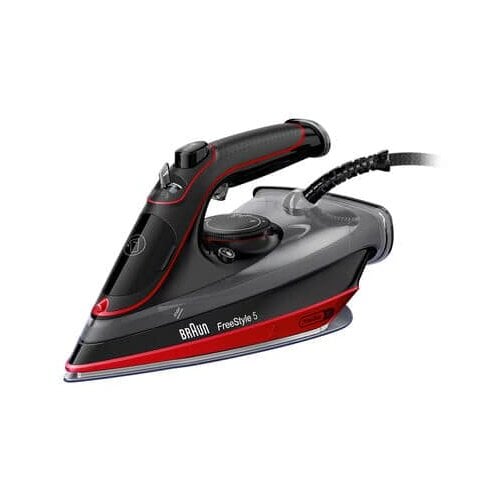 Braun TexStyle 5 FERRO A VAPORE FREESTYLE 5 SI5057RD. Tipo: Ferro a vapore, Materiale piastra: Piastra in Ceramica, Lunghe