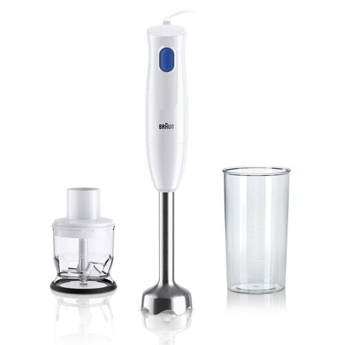 Braun MultiQuick 1 MQ10.201M Minipimer Frullatore ad immersione White, Frullatore per cottura, 450 W, Bianco