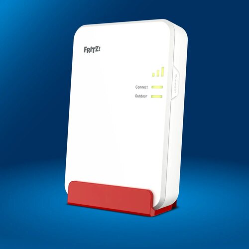 FRITZ!Repeater 1610 Outdoor (IP54) |  Wi-Fi 6 fino a 3.000 Mbit/s con 2,4 e 5 GHz | 1 LAN gigabit per il collegamento in r