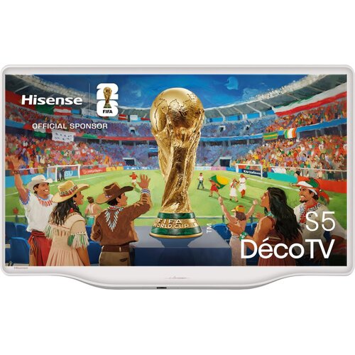 Hisense 32S5Q, 81,3 cm (32"), 1920 x 1080 Pixel, QLED, Smart TV, Wi-Fi, Argento, Bianco