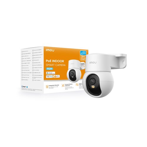 IMOU Telecamera IP per interni PS2M 5MP 2880 x 1620 pixel Visione notturna a colori Audio Bidirezionale Supporta sia PoE c