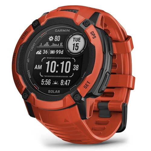 Garmin Instinct 2X Solar. Dimensioni diagonale schermo: 2,79 cm (1.1"), Tecnologia display: MIP, Risoluzione del display: 