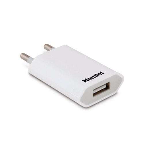 Hamlet Micro Alimentatore 220V / USB per dispositivi portatili quali Tablet PC, SmartPhone, Mp3. Fornisce 1100 mA dalla po