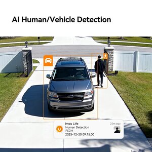 IMOU Telecamera IP per interni PS2M 5MP 2880 x 1620 pixel Visione notturna a colori Audio Bidirezionale Supporta sia PoE c