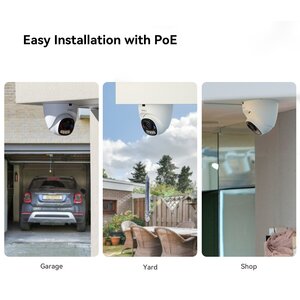 IMOU Videocamera di sorveglianza da esterno PS8D IP PoE 3K/5MP Full-Color ONVIF 2.8 mm con audio bidirezionale